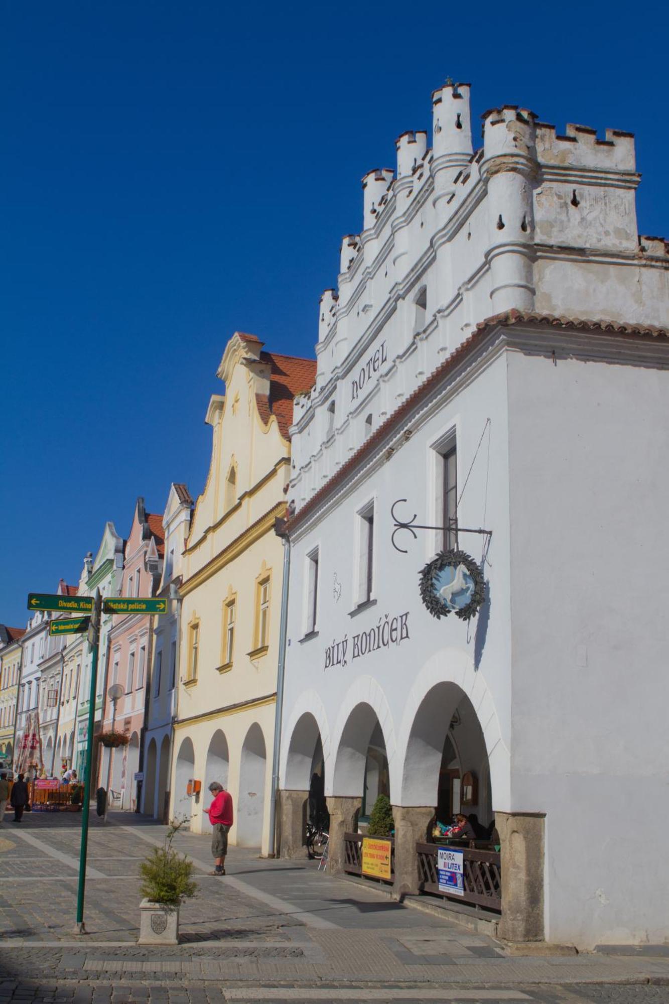 Hotel Bily Konicek Třeboň Екстериор снимка